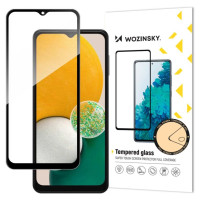 Wozinsky Super Tough Full Glue Tempered Glass Full Screen With Frame Case Friendly Samsung Galaxy A13 / A23 / A23 5G / M13 Black