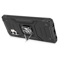 Wozinsky Ring Armor tough hybrid case cover + magnetic holder for Samsung Galaxy A23 blue