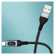 Dudao L7Max USB Cable - USB Type C Fast Charging PD 66W 1m with Display - Black