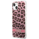 Guess GUHCP13SHSLEOP iPhone 13 mini 5.4" pink/pink hardcase Leopard