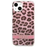 Guess GUHCP13SHSLEOP iPhone 13 mini 5.4" pink/pink hardcase Leopard