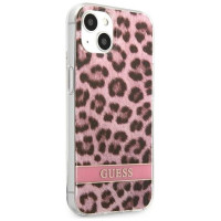 Guess GUHCP13SHSLEOP iPhone 13 mini 5.4" pink/pink hardcase Leopard