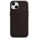Icarer Oil Wax Premium Leather Case magnetic leather case iPhone 14 with MagSafe brown (WMI14220701-BN)