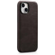 Icarer Oil Wax Premium Leather Case magnetic leather case iPhone 14 with MagSafe brown (WMI14220701-BN)