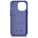 Icarer Case Leather Cover Genuine Leather Case for iPhone 14 Pro Max Light Purple (WMI14220708-LP) (MagSafe Compatible)