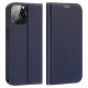 Dux Ducis Skin X2 case for iPhone 14 Pro Max case with magnetic flap blue