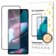Wozinsky super durable Full Glue tempered glass full screen with frame Case Friendly Motorola Edge 30 black