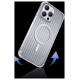 Kingxbar PQY Go Out Series magnetic case for iPhone 14 MagSafe silver