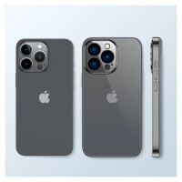 Joyroom 14Q Case for iPhone 14 cover with metallic frame black (JR-14Q1-black)