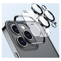 Joyroom 14Q Case for iPhone 14 cover with metallic frame black (JR-14Q1-black)