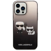 Karl Lagerfeld KLHCP14LTGKCK iPhone 14 Pro 6.1 "hardcase black / black Gradient Ikonik Karl & Choupette