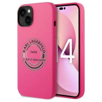 Karl Lagerfeld KLHCP14MSRSGRCF iPhone 14 Plus 6.7 "hardcase pink / pink Silicone RSG
