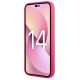 Karl Lagerfeld KLHCP14MSRSGRCF iPhone 14 Plus 6.7 "hardcase pink / pink Silicone RSG