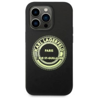 Karl Lagerfeld KLHCP14XSRSGRCK iPhone 14 Pro Max 6.7 "hardcase black / black Silicone RSG