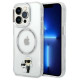 Karl Lagerfeld Iconic Karl&Choupette Magsafe case for iPhone 14 Pro Max - transparent