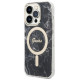 Guess Set Guess GUBPP14XHMEACSK Case+ Charger iPhone 14 Pro Max 6.7" black/black hard case Marble MagSafe