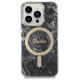 Guess Set Guess GUBPP14XHMEACSK Case+ Charger iPhone 14 Pro Max 6.7" black/black hard case Marble MagSafe