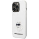 Karl Lagerfeld KLHMP14XSNCHBCH iPhone 14 Pro Max 6.7" hardcase white/white Silicone Choupette MagSafe