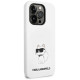 Karl Lagerfeld KLHMP14XSNCHBCH iPhone 14 Pro Max 6.7" hardcase white/white Silicone Choupette MagSafe