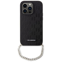 Karl Lagerfeld KLHCP14XSACKLHPK iPhone 14 Pro Max 6.7" black/black hardcase Saffiano Monogram Chain