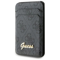 Guess Wallet Card Slot Stand GUWMSHG4SHK case - black MagSafe 4G Classic Logo