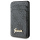 Guess Wallet Card Slot Stand GUWMSHG4SHK case - black MagSafe 4G Classic Logo