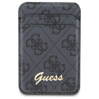 Guess Wallet Card Slot Stand GUWMSHG4SHK case - black MagSafe 4G Classic Logo