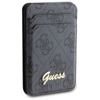 Guess Wallet Card Slot Stand GUWMSHG4SHK case - black MagSafe 4G Classic Logo