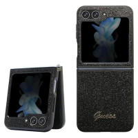 Guess Glitter Script case for Samsung Galaxy Z Flip 5 - black
