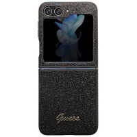 Guess Glitter Script case for Samsung Galaxy Z Flip 5 - black