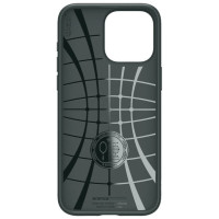 Spigen Liquid Air iPhone 15 Pro Max Case - Dark Green