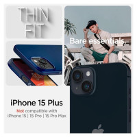 Spigen Thin Fit iPhone 15 Plus Case - Blue