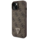 Guess GUHCP15MP4TDSCPW iPhone 15 Plus 6.7" brown/brown hardcase Crossbody 4G Metal Logo