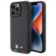 BMW BMHCP15X22PTDK iPhone 15 Pro Max 6.7" black/black Leather Stamp Tricolor
