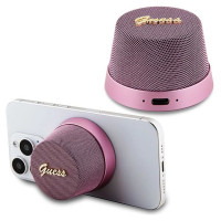 Guess Magnetic Script Metal Bluetooth speaker - pink