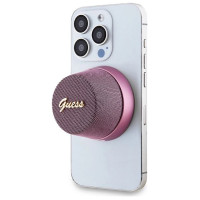 Guess Magnetic Script Metal Bluetooth speaker - pink