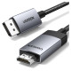 Ugreen DP119 25491 DisplayPort to HDMI 4K 60Hz Cable 3m - Gray