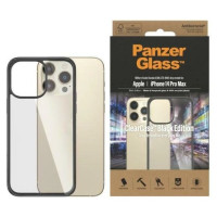 Panzerglass ClearCase antibacterial case for iPhone 14 Pro Max - transparent and black