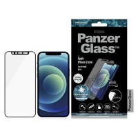 Panzerglass E2E Microfracture Antibacterial Glass with Swarovsky Crystal Camera Cover for iPhone 12 mini - with Black Frame