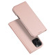 Dux Ducis Skin Pro iPhone 16 Pro Max Case with Flip and Card Slot - Pink