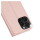 Dux Ducis Skin Pro iPhone 16 Pro Max Case with Flip and Card Slot - Pink