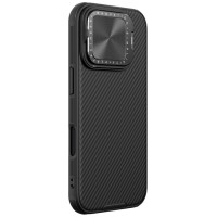 Nillkin CamShield Prop Case for iPhone 16 Pro Max with Camera Cover and Stand - Black
