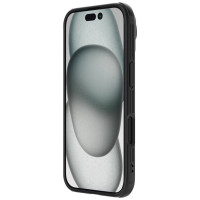 Nillkin CamShield Prop Case for iPhone 16 Pro Max with Camera Cover and Stand - Black
