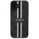 Guess 4G Printed Stripes MagSafe case for iPhone 16 Plus - black
