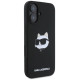 Karl Lagerfeld Silicone Choupette Head Print MagSafe iPhone 16 Case - Black
