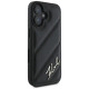 Karl Lagerfeld Quilted Signature iPhone 16 Plus Case - Black
