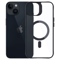 3Mk Protection 3mk Satin Armor MagCase with MagSafe for iPhone 13 / 14 - Transparent with Black Frame