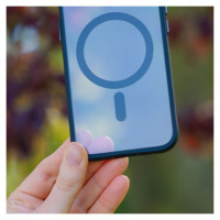 3Mk Protection 3mk Satin Armor MagCase with MagSafe for iPhone 13 / 14 - Transparent with Black Frame