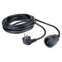Hama Standard 5m Extension Cord - Black