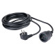 Hama Standard 5m Extension Cord - Black